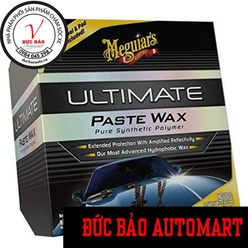 MEGUIAR'S - SÁP ULTIMATE PASTE WAX G18211 - Sáp đánh bóng sơn xe SIÊU BÓNG  SIÊU BỀN - Đức Bảo Auto