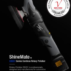 Shinemate Máy đánh bóng đồng tâm chạy pin EB251