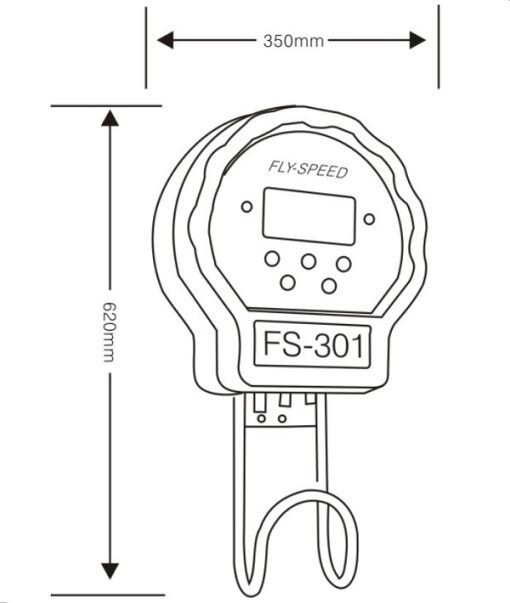 Kích thước máy bơm lốp FS 301