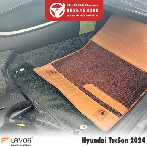 Sàn 3d + Thảm Lót Chân Xe Hyundai Tucson 2024