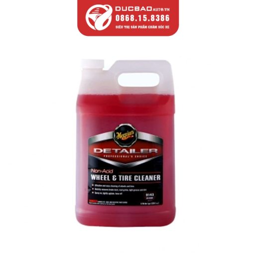 Dung Dịch Làm Sạch Bề Mặt Lốp Và Lazang (mâm) Không Chứa Axit Meguiar's Non Acid Tire & Wheel Cleaner, 1 Gallon, D14301