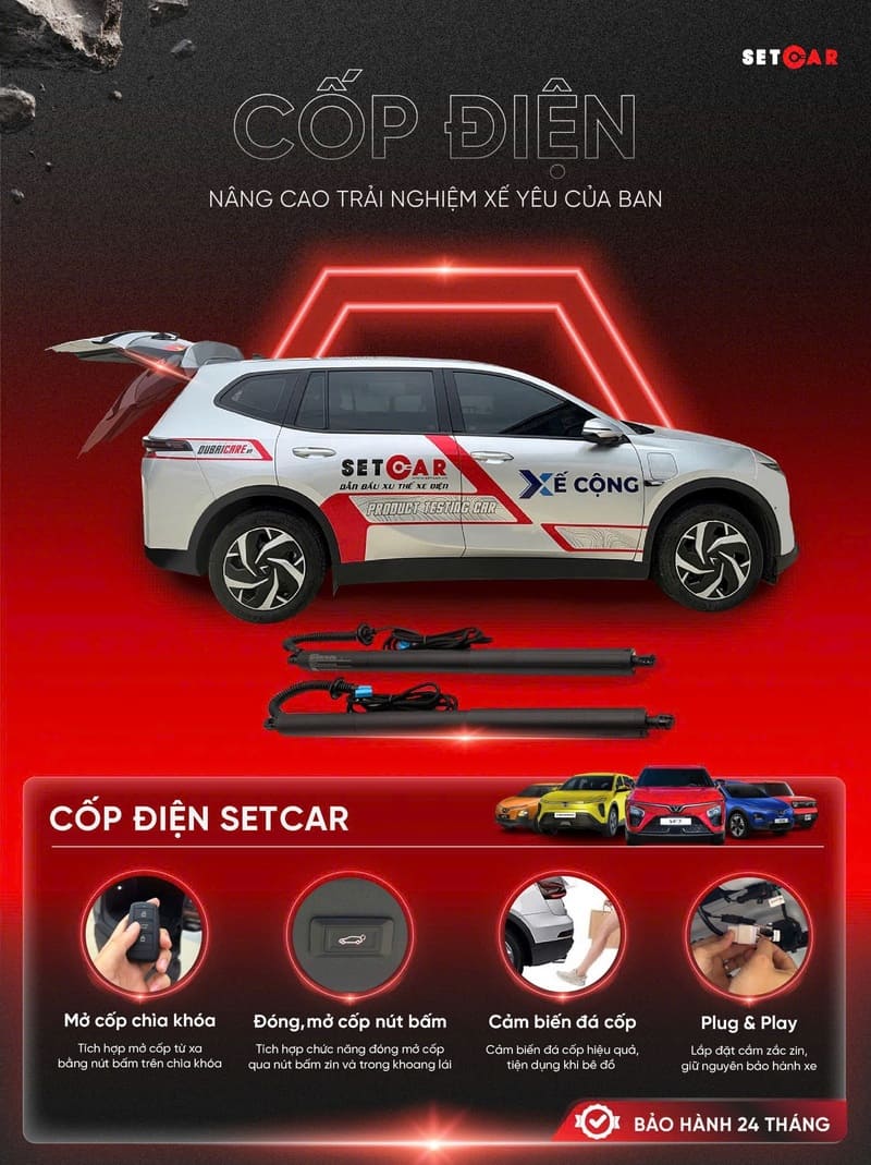 Cốp điện Setcar Cho Vinfast Limo Green (8)